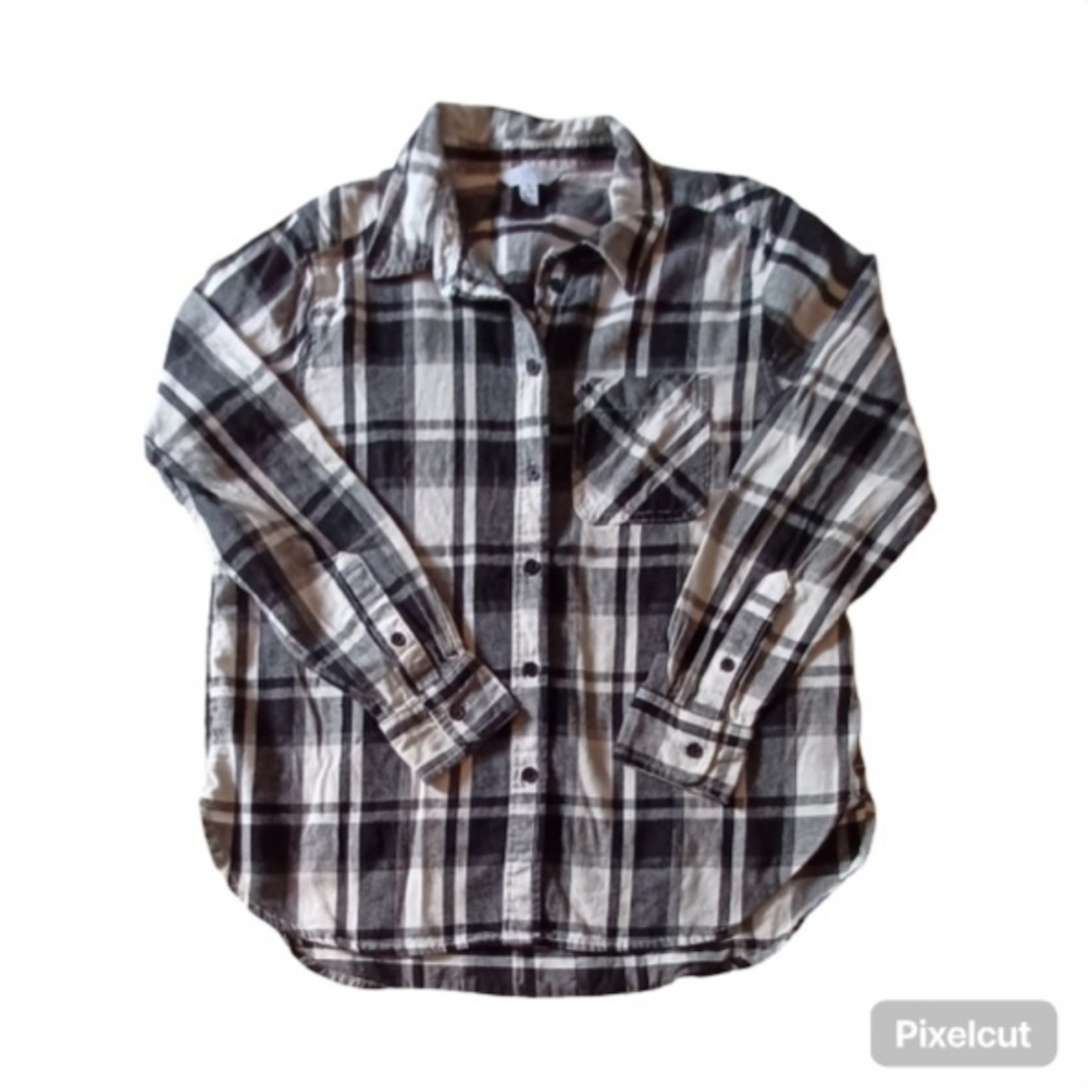 🆕️ Time and Tru Cotton Plaid Flannel - Size S (4/6)